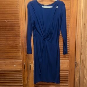Venus blue knot dress